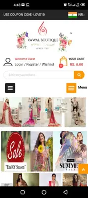 AWWAL BOUTIQUE android App screenshot 0